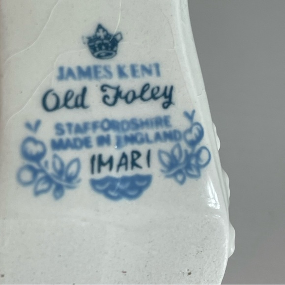 Vintage James Kent Old Foley Porcelain Shoe Boot Imari Staffordshire England EUC - Picture 11 of 13